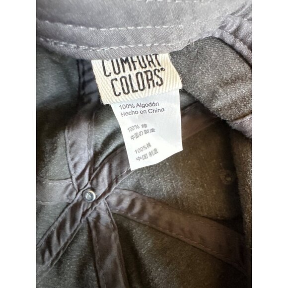 Comfort Colors Boilers Embroidered Adjustable Baseball Cap - Gray - 100% Cotton - Picture 6 of 6